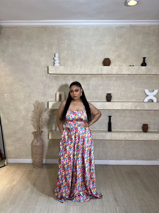 Floral maxi dress