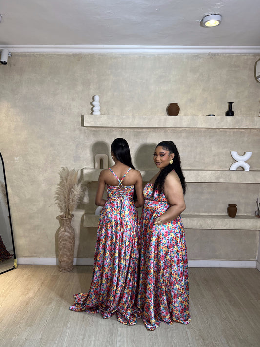 Floral maxi dress